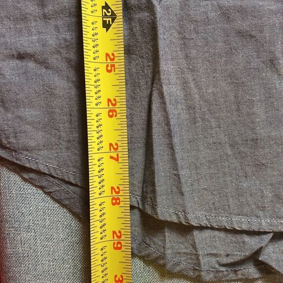 ❤️Last Chance J. Crew denim chambray half button tunic top size XL - Picture 10 of 10